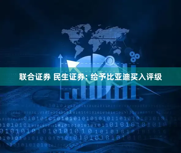 联合证券 民生证券: 给予比亚迪买入评级